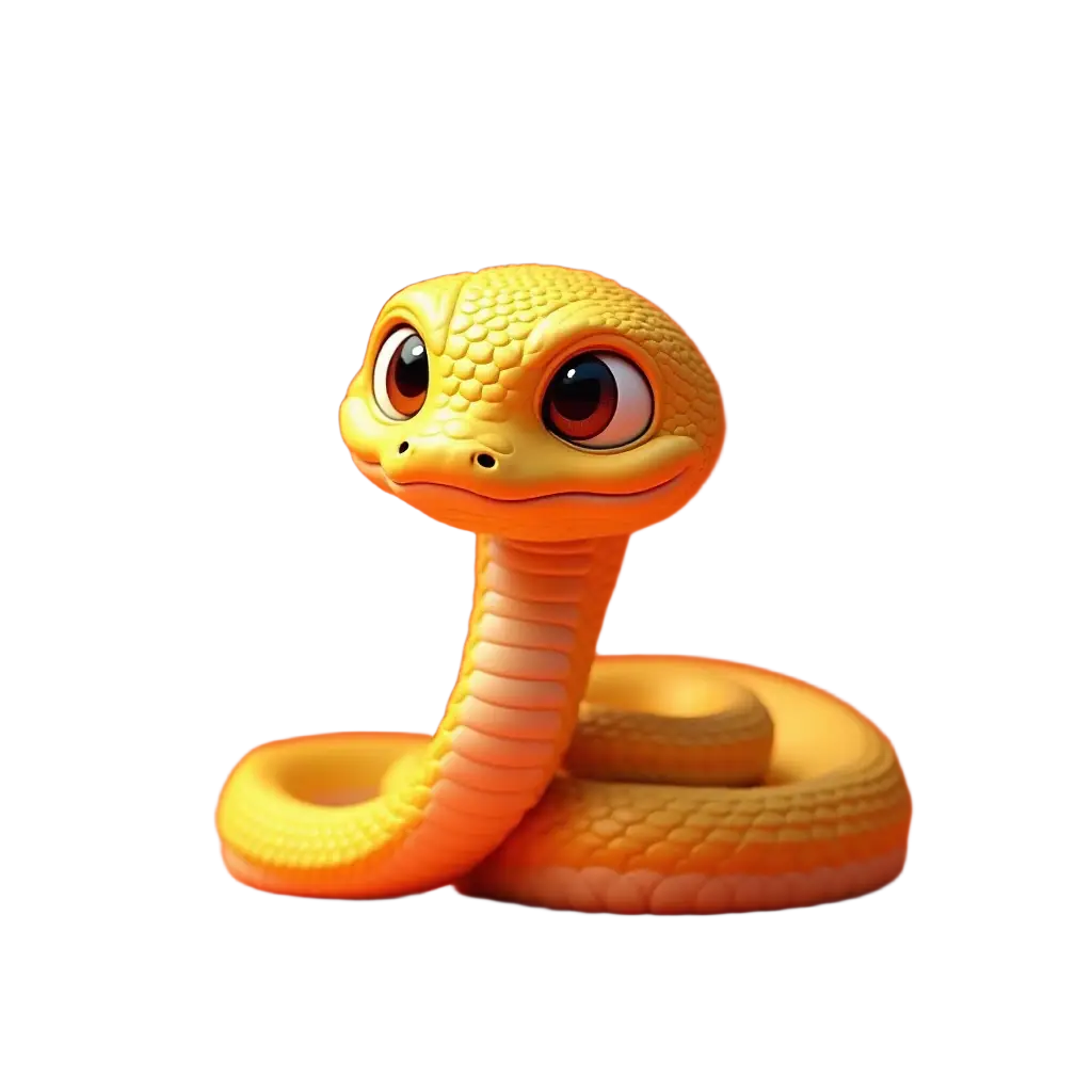 Cute Cartoon Snake